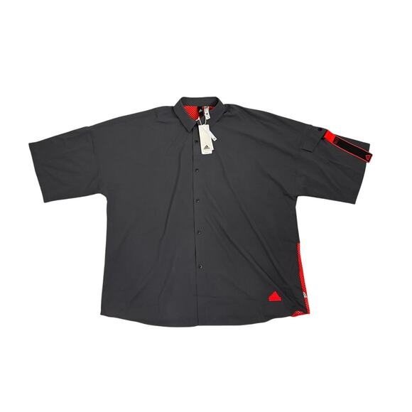 Adidas City Escape Grey Orange Athletic Two Piece Outfit Size Men's Large NWT - Picture 2 of 7